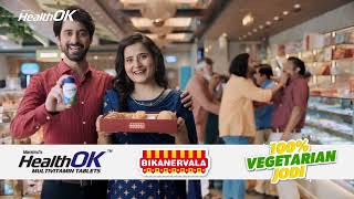 The 100VegetarianJodi of HealthOK multivitamins and Bikanervala  Mankind Pharma [upl. by Dmitri]