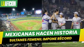 Sultanes Femenil impone récord mundial de asistencia en juego de softbol [upl. by Ydnir]