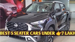 Best Cars Under बजट👉 7 Lakh To 10lakh 🤟 Full details ✓ Family Cars [upl. by Aurthur]