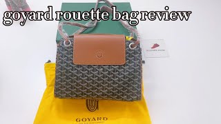 goyard rouette bag review [upl. by Vitkun690]