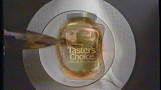 1987 Tasters Choice Decaf Instant Coffee TV Commercial [upl. by Aeriela]