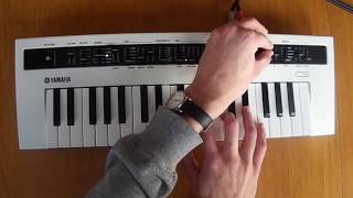 Yamaha Reface CS Making arpeggios with builtin looper [upl. by Aisayt399]