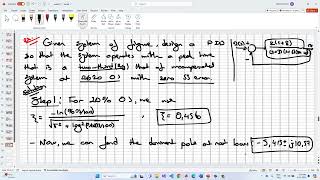 20232024 Spring  Control Theory  Les 76  Designing PID Controller via Root Locus  Part 2 [upl. by Rafiq]