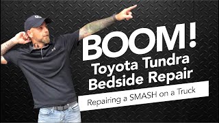 SMASHED Toyota Tundra Repair  Bedside GPR Howto  Hacker in the Shop [upl. by Laddy]