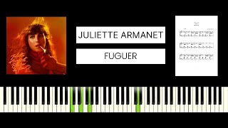 Juliette Armanet  Fuguer BEST PIANO TUTORIAL amp COVER [upl. by Llovera]