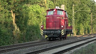 Bundesbahn Rangierlegende V60 7737 260 7737 Dieselt durch Hanau West alleine [upl. by Anoli669]