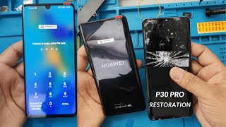 Huawei P30 pro screen replacement  P30 Pro Restoration  step by step p30 pro dissembly [upl. by Templa]