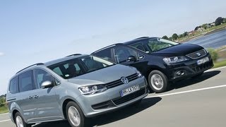 Seat Alhambra vs VW Sharan [upl. by Asirap]