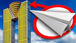 ¿Cómo es el INTEMPO por dentro TIRAMOS un AVIÓN desde lo Más Alto  Edificio Intempo Benidorm [upl. by Idur]