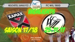 Fc Neuchatel Xamax vs Fc Wil 251117 [upl. by Suravat]