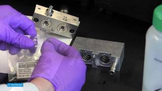 HPLC Maintenance  Replacing the Pump Seals on an Agilent 110012001260 HPLC Pump [upl. by Notlaw]