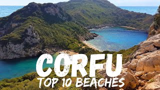 Top 10 Best Beaches in Corfu Greece [upl. by Asoral793]