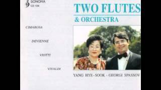 D Cimarosa  Concerto for two Flutes in G2 Largo 3 Rondo [upl. by Naid]