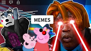 ROBLOX Piggy Funny Moments 2 MEMES [upl. by Marylou659]