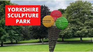 Yorkshire Sculpture Park  A walk around the sculptures 4K [upl. by Dubois]