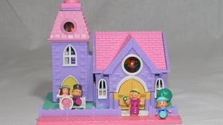 Polly Pocket Wedding Chapel Review 1993 Original Bluebird Toy [upl. by Leontyne]