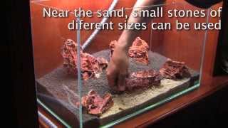 Beach Cliff  ADA 60 cm Aquarium StepbyStep english version [upl. by Sirromaj350]