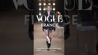 VOGUE France Maison Yoshiki SS25 voguefrance MaisonYoshikiParis ParisJackson Yoshiki [upl. by Emmey]