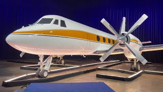 Walt Disneys Grumman Gulfstream Airplane at Disney D23 Expo 2022 Plus Nearby Displays [upl. by Brande]