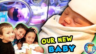 Babys First Days Stuck at the Hospital w No Name Picked Out FUNnel Vision Baby Boy Vlog [upl. by Adnowat]