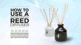 How to use Reed Diffuser  Maxime Candles [upl. by Theis477]