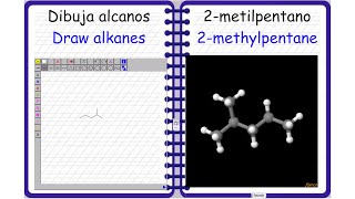 Formulacion de alcanos JSmol Aprende Química Orgánica conmigo [upl. by Aicemaj33]