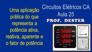 Potência ativa e reativa em uma instalação industrial  o fator de potência [upl. by Eirol]