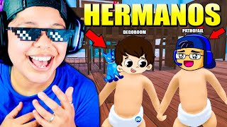 DEGOBOOM ES MI HERMANO 😱👶  SOMOS HERMANOS Y HACEMOS TRAVESURAS  Pathofail [upl. by Peppy]