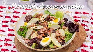 Receta de Ensalada de Pavo Navideño Recalentado de Pavo [upl. by Dry239]