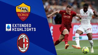 Roma vs AC Milan Extended Highlights  Serie A  CBS Sports Golazo [upl. by Tegdig]