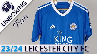 Leicester City FC Home Jersey 2324 Minejerseys Fan Version Unboxing Review [upl. by Reitrac621]