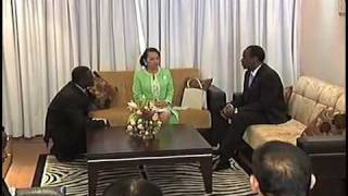 Bilateral Meeting with Burkina Faso President Blaise Compaore [upl. by Anwahsat976]