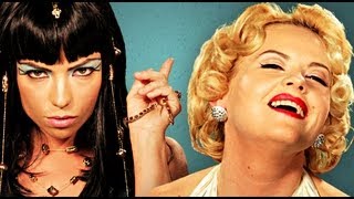 Cleopatra vs Marilyn Monroe Epic Rap Battles of History [upl. by Melisenda]