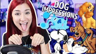 CARTOON DOG VOICE IMPRESSIONS [upl. by Ylyl]