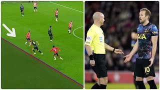 Harry Kanes goal wrongly disallowed by VAR during Southampton vs Tottenham [upl. by Muller256]