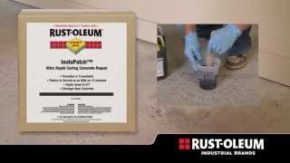 RustOleum Industrial  InstaPatch UltraRapid Curing Concrete Repair [upl. by Afnin]