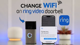 Ring Video Doorbell 2 How to Change WiFi Network [upl. by Ellennahc]