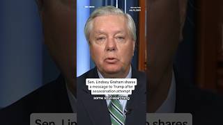 ‘I love you’ Sen Lindsey Graham shares a message to Trump after assassination attempt [upl. by Myrtia678]