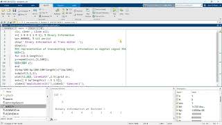 FSK modulation and demodulation using Matlab code Arabic [upl. by Norina]