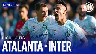 ATALANTA 23 INTER  HIGHLIGHTS  SERIE A 2223 ⚫🔵🇬🇧 [upl. by Anert942]