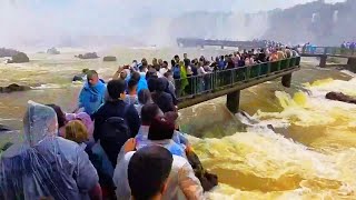 Las cataratas de IGUAZU  Foz do Iguaçu Walking tour Argentina y Brasil  VLOG [upl. by Melak]