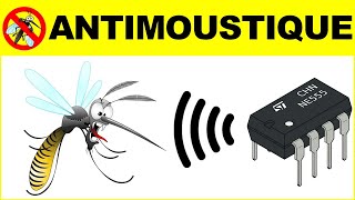 Electronique NE 555 ANTI MOUSTIQUE cafard ultrasons  electronic mosquito cockroache repellent [upl. by Terza]