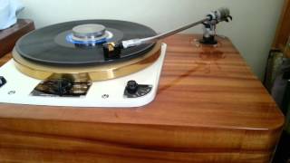 Restored Garrard 301 with Oversized Brass Platter SPU Gold and Ortofon RMG309 [upl. by Elvin]