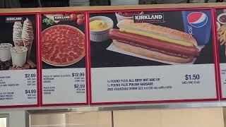 Costco Canada Food Court Different Menu Items [upl. by Anoy444]