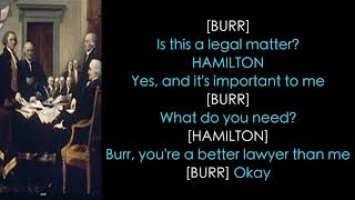 23 Hamilton Lyrics  Non Stop [upl. by Darn315]