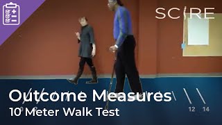 SCIREprojectcom  10 Meter Walk Test [upl. by Eitnom]