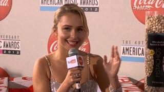 Hayden Panettiere Red Carpet Interview  AMA 2012 [upl. by Gathard]