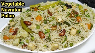 Navratan Pulao Recipe  रेस्टोरेंट स्टाइल नवरत्न पुलाव  Vegetable Pulao  Pulao Recipe  Chef Ashok [upl. by Aerdnahs]