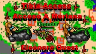 TIBIA ACCESOS Acceso a Meriana amp Lagune Island TIBIA EN ESPAÑOL The Shattered Isles Quest 1 [upl. by Tsepmet]