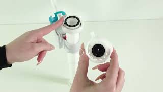 Caroma Maintenance How to Repair the A1280 Inlet Valve on a 2 Piece Toilet [upl. by Ylehsa]